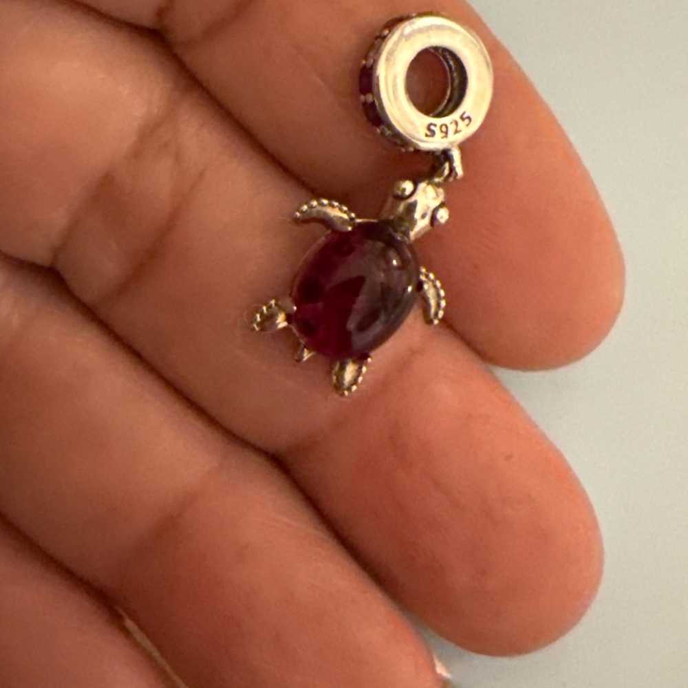 Elegant Silver and Purple Penguin Charm Bracelet